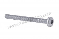 P128395 - Oval-head screw for Porsche Cayenne / 957 / 9PA1 • 2010 • Cayenne v6 • Manual gearbox, 6 speed