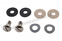 P555903 - KIT OF SCREWS FOR REAR SEAT BACK TILT MECHANISM for Porsche 356a • 1955 • 1300 (506 / 2) • Cabrio a t1 • Manual gearbox, 4 speed