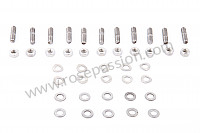 P111933 - Kit of studs and nuts for cover of oil screen 356 all / 912 for Porsche 356B T5 • 1960 • 1600 super 90 (616 / 7 t5) • Cabrio b t5 • Manual gearbox, 4 speed