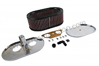 P554524 - AIR FILTER KN 356 SC + SUPER 90 + 912 FOR SOLEX 40PII-4 CARBURETTOR for Porsche 356B T5 • 1960 • 1600 super 90 (616 / 7 t5) • Karmann hardtop coupe b t5 • Manual gearbox, 4 speed