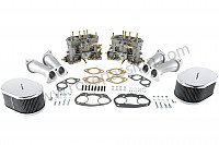 P554673 - WEBER CARBURETTOR KIT TO REPLACE ZENITH 32NDIX, COMPLETE WITH INTAKE MANIFOLDS for Porsche 356B T5 • 1961 • 1600 super 90 (616 / 7 t5) • Coupe b t5 • Manual gearbox, 4 speed