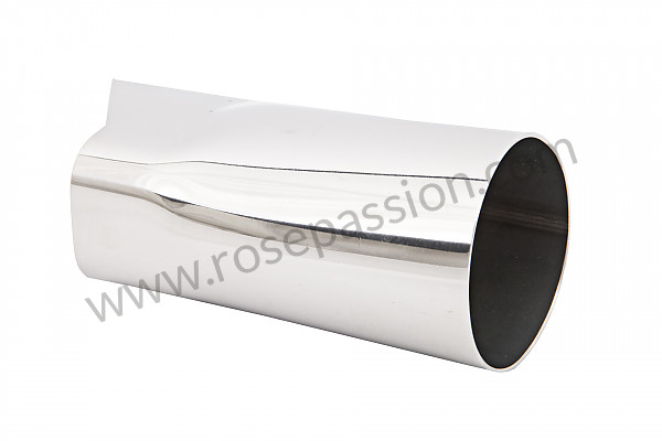 P98280 - Chrome plated exhaust pipe 356 b / c for Porsche 356B T6 • 1961 • 1600 (616 / 1 t6) • Coupe reutter b t6 • Manual gearbox, 4 speed