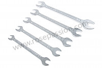 P557396 - HAZET FLAT WRENCH KIT 8/9 + 10/11 + 12/13 + 14/15 + 17/19 MM for Porsche 911 G • 1976 • 2.7 • Coupe • Manual gearbox, 5 speed