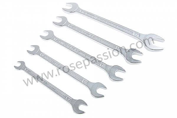 P557396 - HAZET FLAT WRENCH KIT 8/9 + 10/11 + 12/13 + 14/15 + 17/19 MM for Porsche 356C • 1963 • 1600 sc (616 / 16) • Coupe reutter c • Manual gearbox, 4 speed