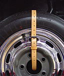P554586 - CORREA DE RUEDA DE REPUESTO 356 para Porsche 356a • 1958 • 1600 carrera gs (692 / 2) • Speedster a t2 • Caja manual de 4 velocidades
