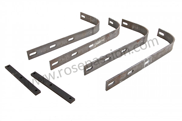 P244051 - Complete set of front bumper supports for Porsche 356a • 1959 • 1600 (616 / 1 t2) • Convertible d'a t2 • Manual gearbox, 4 speed