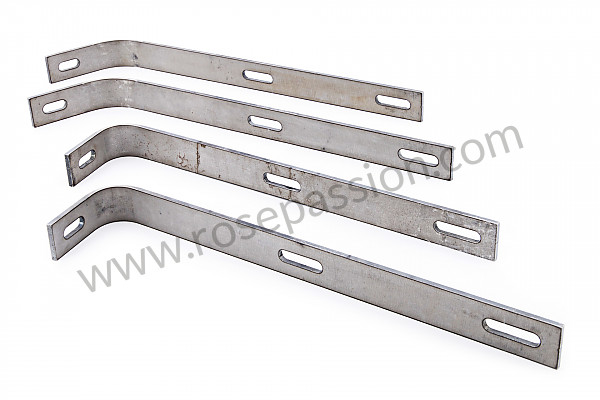 P98277 - Complete set of front bumper supports for Porsche 356B T6 • 1962 • 1600 super 90 (616 / 7 t6) • Coupe reutter b t6 • Manual gearbox, 4 speed