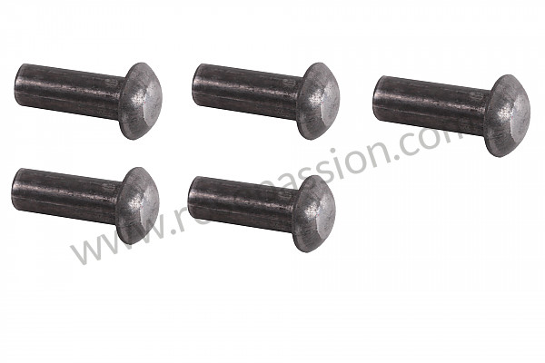 P111752 - Towing hook rivet kit 356a-b-c for Porsche 356B T6 • 1961 • 1600 s (616 / 12 t6) • Cabrio b t6 • Manual gearbox, 4 speed