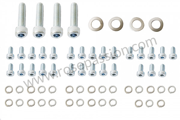 P554585 - THREADED FASTENING KIT FOR SEAT RAIL for Porsche 356B T6 • 1962 • 1600 super 90 (616 / 7 t6) • Karmann hardtop coupe b t6 • Manual gearbox, 4 speed