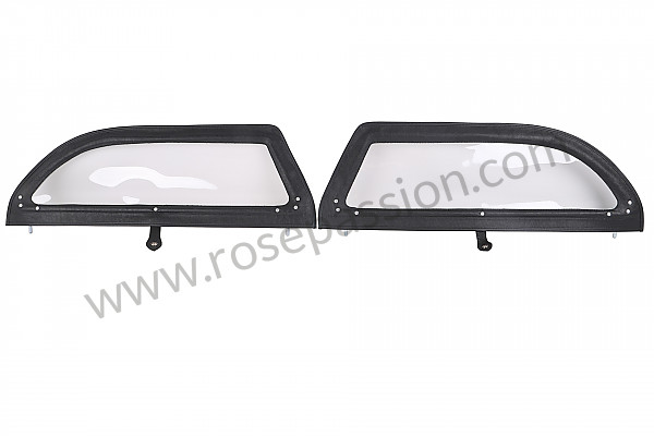 P552868 - PAIR OF 356 SPEEDSTER SIDE WINDOWS WITH POUCH for Porsche 356a • 1957 • 1500 carrera gs (547 / 1) • Speedster a t2 • Manual gearbox, 4 speed