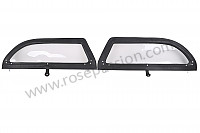 P552868 - PAIR OF 356 SPEEDSTER SIDE WINDOWS WITH POUCH for Porsche 356a • 1959 • 1600 (616 / 1 t2) • Speedster a t2 • Manual gearbox, 4 speed