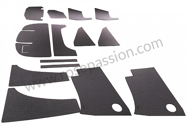 P222440 - Engine soundproofing kit for Porsche 356B T6 • 1963 • 2000 carrera gt (587 / 2) • Coupe reutter b t6 • Manual gearbox, 4 speed