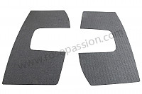P554670 - SOUNDPROOFING ON FRONT BULKHEAD for Porsche 356B T6 • 1962 • 1600 s (616 / 12 t6) • Coupe reutter b t6 • Manual gearbox, 4 speed
