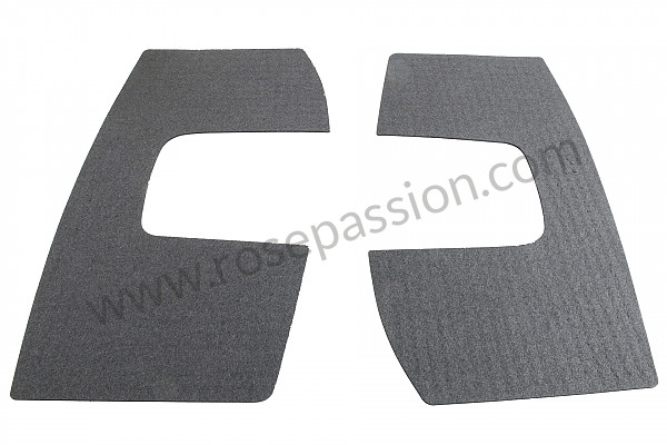 P554670 - SOUNDPROOFING ON FRONT BULKHEAD for Porsche 356B T6 • 1963 • 1600 super 90 (616 / 7 t6) • Coupe reutter b t6 • Manual gearbox, 4 speed
