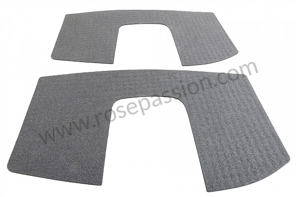 P554670 - SOUNDPROOFING ON FRONT BULKHEAD for Porsche 356B T6 • 1962 • 1600 s (616 / 12 t6) • Coupe reutter b t6 • Manual gearbox, 4 speed