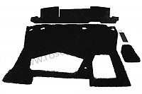 P554583 - TANK COMPARTMENT SOUNDPROOFING KIT 356 6-SPEED BOX + C for Porsche 356C • 1964 • 1600 c (616 / 15) • Coupe karmann c • Manual gearbox, 4 speed