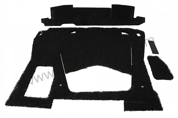 P554583 - TANK COMPARTMENT SOUNDPROOFING KIT 356 6-SPEED BOX + C for Porsche 356B T6 • 1961 • 1600 s (616 / 12 t6) • Cabrio b t6 • Manual gearbox, 4 speed