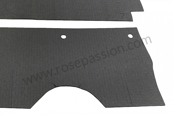 P554574 - PASSENGER COMPARTMENT SOUNDPROOFING KIT FOR 356 A COUPE for Porsche 356a • 1956 • 1300 (506 / 2) • Coupe a t1 • Manual gearbox, 4 speed
