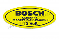 P98265 - Ignition coil sticker, 12 volt, 356 912 for Porsche 356B T6 • 1961 • 1600 (616 / 1 t6) • Coupe reutter b t6 • Manual gearbox, 4 speed