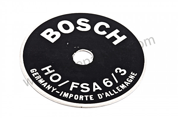 P129320 - Placa de bocina 6 / 3 grande derecha para Porsche 356 pré-a • 1952 • 1300 (506) • Cabrio pré a • Caja manual de 4 velocidades