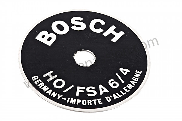 P129322 - Platte für hupe 6 / 3 gross links für Porsche 356C • 1965 • 1600 sc (616 / 16) • Coupe reutter c • 4-gang-handschaltgetriebe