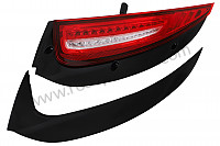 P1002370 - KIT KNIPPERLICHT ACHTERAAN ROOD EN WIT MET LED PER PAAR voor Porsche 997-2 / 911 Carrera • 2012 • 997 c2 • Cabrio • Bak pdk