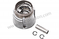 P1002647 - SPORT PISTON AND CYLINDER 1,750 CC for Porsche 356a • 1957 • 1600 (616 / 1 t2) • Coupe a t2 • Manual gearbox, 4 speed