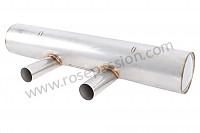 P1003886 - STAINLESS STEEL SPORTS SILENCER for Porsche 