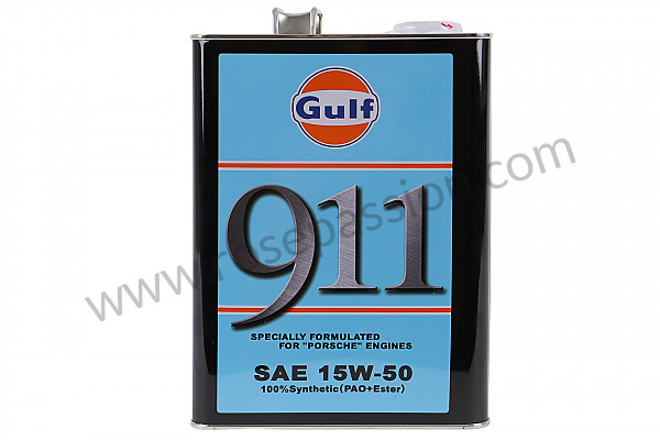P1008231 - GULF 911 OIL 15W50 für Porsche 911 Turbo / 911T / GT2 / 965 • 1991 • 3.3 turbo • Coupe • 5-gang-handschaltgetriebe