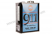 P1008231 - GULF 911 OIL 15W50 für Porsche 911 Turbo / 911T / GT2 / 965 • 1979 • 3.3 turbo • Coupe • 4-gang-handschaltgetriebe