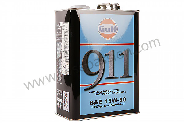 P1008231 - GULF 911 OIL 15W50 for Porsche 911 Turbo / 911T / GT2 / 965 • 1991 • 3.3 turbo • Coupe • Manual gearbox, 5 speed