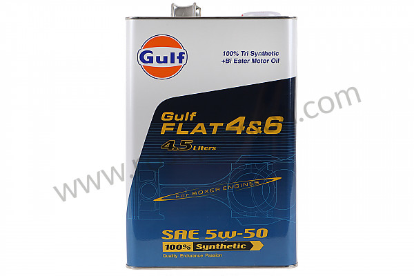 P1008233 - GULF FLAT OIL 4 - 6 5W50 for Porsche 996 / 911 Carrera • 2002 • 996 carrera 4 • Coupe • Manual gearbox, 6 speed