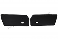 P1008235 - PAIR OF IMITATION LEATHER DOOR PANELS for Porsche 914 • 1971 • 914 / 6 • Automatic gearbox