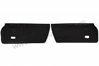 P1008235 - PAIR OF IMITATION LEATHER DOOR PANELS for Porsche 914 • 1970 • 914 / 6 • Automatic gearbox