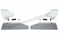 P1016207 - VENTILATION WINDOW, OPTIONAL FULL SET, SET OF TWO, FOR 356 UP TO 356A T1 for Porsche 356 pré-a • 1955 • 1500 s (528 / 2) • Coupe pré a • Manual gearbox, 4 speed