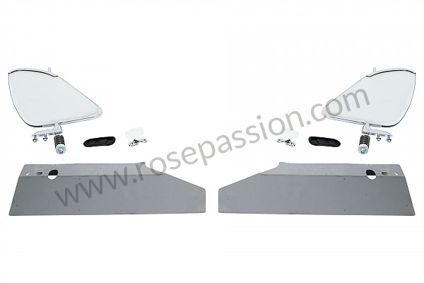 P1016207 - VENTILATION WINDOW, OPTIONAL FULL SET, SET OF TWO, FOR 356 UP TO 356A T1 for Porsche 356a • 1957 • 1500 carrera gt (547 / 1) • Coupe a t2 • Manual gearbox, 4 speed