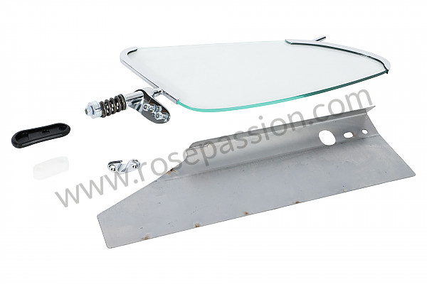 P1016207 - VENTILATION WINDOW, OPTIONAL FULL SET, SET OF TWO, FOR 356 UP TO 356A T1 for Porsche 356a • 1955 • 1600 s (616 / 2) • Coupe a t1 • Manual gearbox, 4 speed