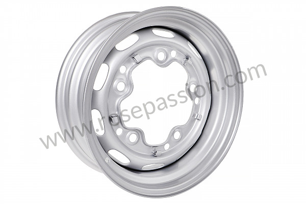 P1017956 - SILVER SLIDING WHEEL RIM for Porsche 356a • 1956 • 1300 (506 / 2) • Coupe a t1 • Manual gearbox, 4 speed