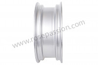 P1017956 - SILVER SLIDING WHEEL RIM for Porsche 356a • 1957 • 1300 s (589 / 2) • Coupe a t1 • Manual gearbox, 4 speed