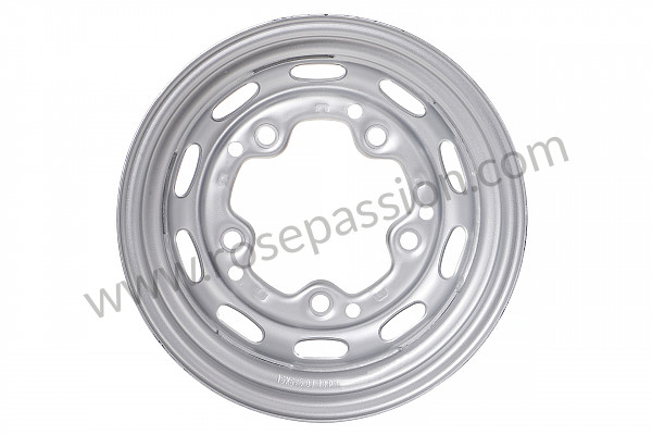 P1017956 - SILVER SLIDING WHEEL RIM for Porsche 356a • 1957 • 1600 s (616 / 2) • Coupe a t1 • Manual gearbox, 4 speed