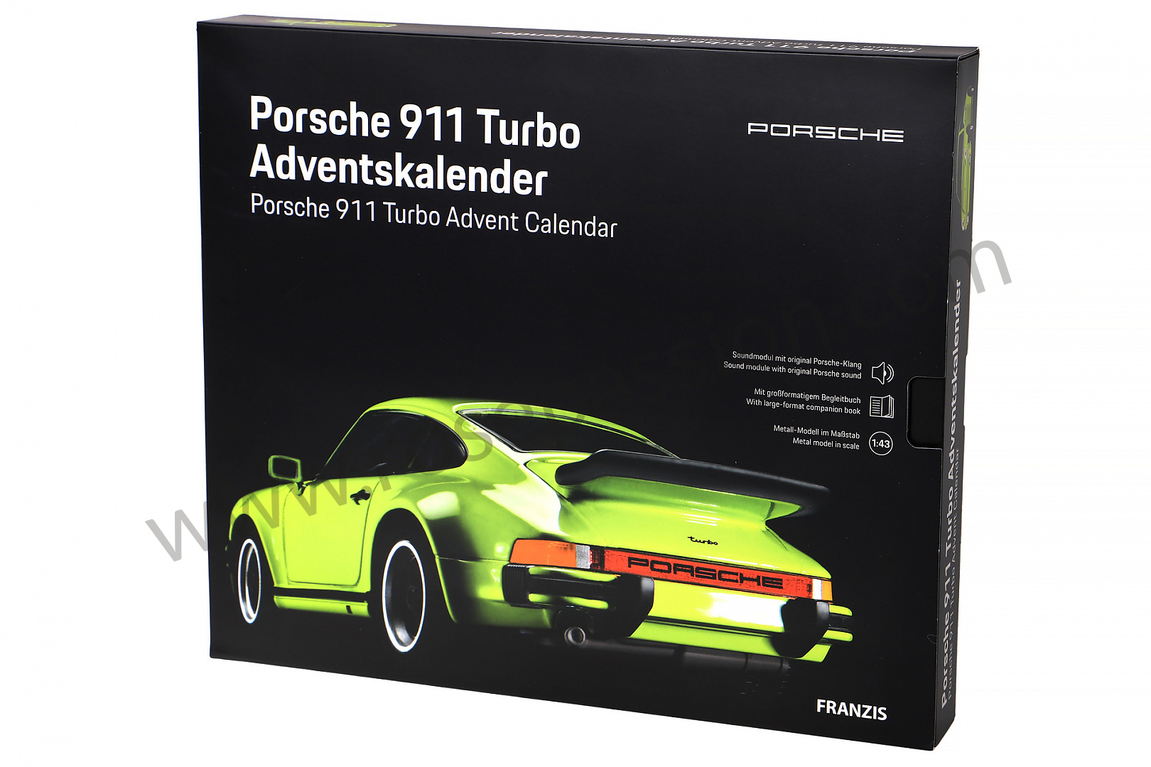 P1018942 911 TURBO ADVENT CALENDAR WITH ENGINE SOUND WRITTEN IN