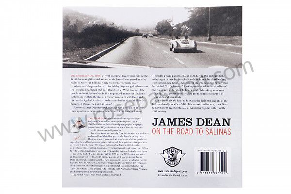 P1019244 - BOEK JAMES DEAN: OP WEG NAAR SALINAS ONDERTEKEND DOOR DE AUTEUR - LIMITED EDITION voor Porsche 356B T5 • 1961 • 1600 (616 / 1 t5) • Coupe b t5 • Manuele bak 4 versnellingen