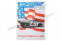 P1020079 - POSTER 12 HEURES DE SEBRING 1971 为了 Porsche 