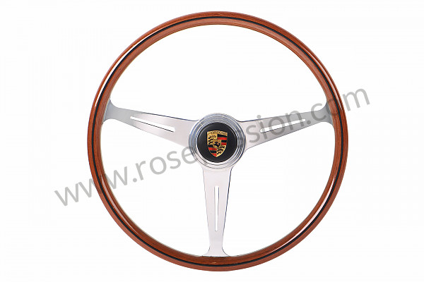 P1024493 - CLASSIC WOOD STEERING WHEEL FOR 356A FLAT SPOKES for Porsche 356a • 1959 • 1600 (616 / 1 t2) • Coupe a t2 • Manual gearbox, 4 speed