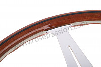 P1024493 - CLASSIC WOOD STEERING WHEEL FOR 356A FLAT SPOKES for Porsche 356a • 1959 • 1600 (616 / 1 t2) • Speedster a t2 • Manual gearbox, 4 speed