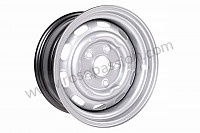P1024494 - PERFORATED DISC WHEEL for Porsche 356C • 1963 • 1600 c (616 / 15) • Coupe karmann c • Manual gearbox, 4 speed