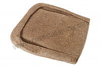P1024509 - FRONT SEAT CUSHION 356 IN NATURAL FIBER for Porsche 