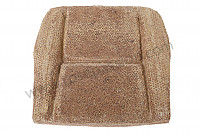P1024509 - FRONT SEAT CUSHION 356 IN NATURAL FIBER for Porsche 356C • 1964 • 1600 c (616 / 15) • Cabrio c • Manual gearbox, 4 speed
