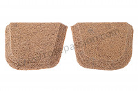 P1024511 - REAR SEAT BASE 356 IN NATURAL FIBER PER PAIR for Porsche 911 Classic • 1972 • 2.4e • Coupe • Manual gearbox, 5 speed