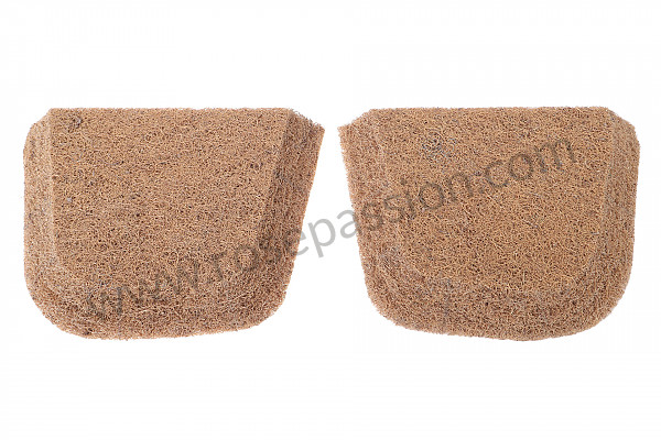 P1024511 - REAR SEAT BASE 356 IN NATURAL FIBER PER PAIR for Porsche 911 Classic • 1970 • 2.2e • Coupe • Manual gearbox, 5 speed